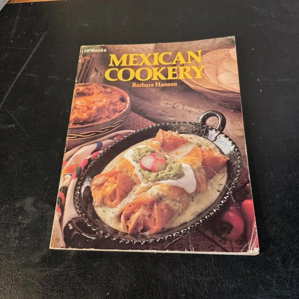 Mexican Cookery Cookbook By Barbara Hansen Paperback Vintage 1980's